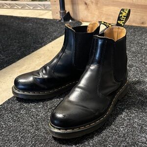 Dr. Martens Black Leather Boots 2976 YS BLACK